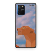 Thumbnail for Samsung Galaxy S10 Lite Lion Love 2 Θήκη Αγίου Βαλεντίνου από τη Smartfits με σχέδιο στο πίσω μέρος και μαύρο περίβλημα | Smartphone case with colorful back and black bezels by Smartfits