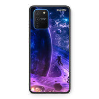 Thumbnail for Samsung Galaxy S10 Lite Lost Astronaut θήκη από τη Smartfits με σχέδιο στο πίσω μέρος και μαύρο περίβλημα | Smartphone case with colorful back and black bezels by Smartfits