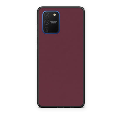 Θήκη Samsung Galaxy S10 Lite Muted Burgundy από τη Smartfits με σχέδιο στο πίσω μέρος και μαύρο περίβλημα | Samsung Galaxy S10 Lite Muted Burgundy case with colorful back and black bezels
