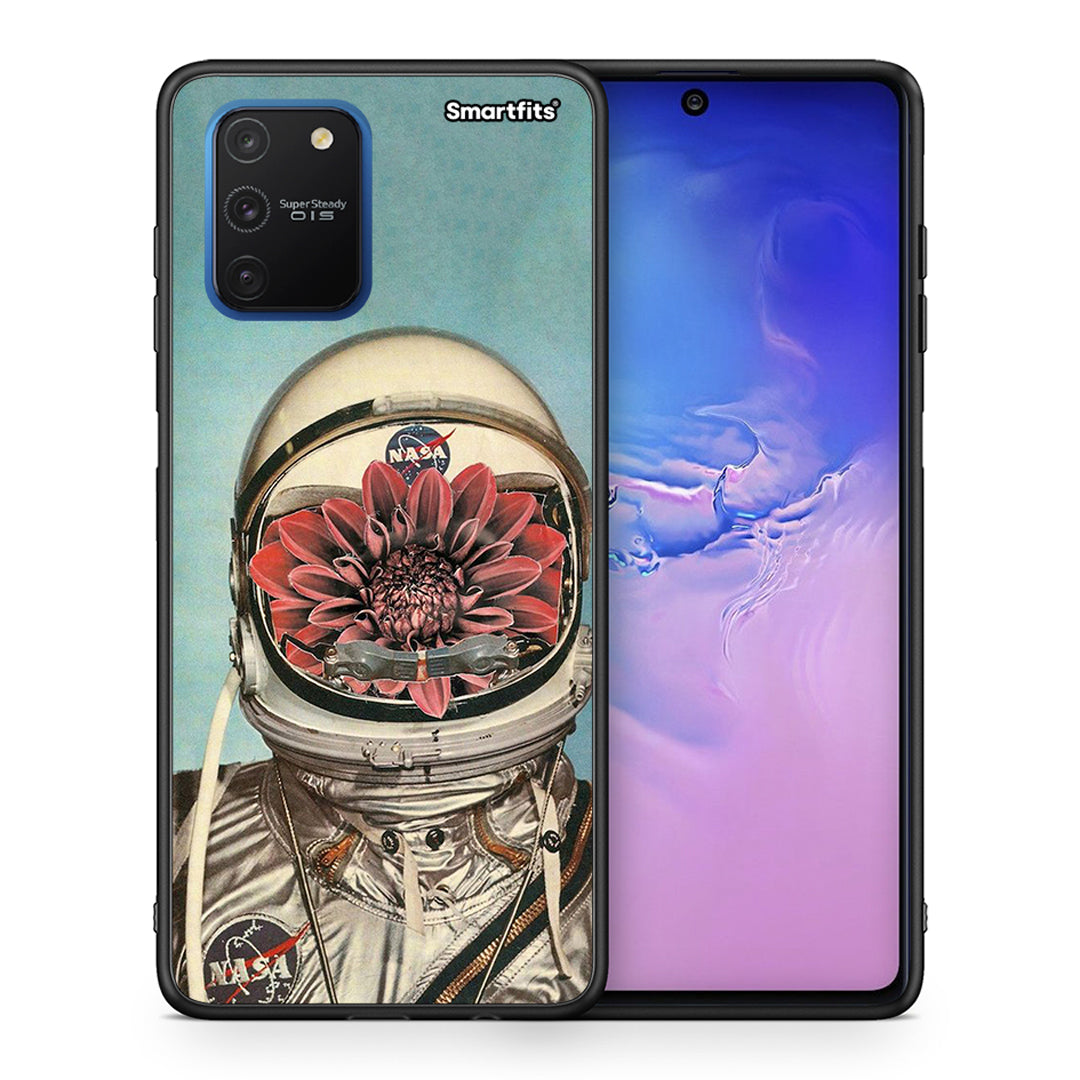 Θήκη Samsung Galaxy S10 Lite Nasa Bloom από τη Smartfits με σχέδιο στο πίσω μέρος και μαύρο περίβλημα | Samsung Galaxy S10 Lite Nasa Bloom case with colorful back and black bezels