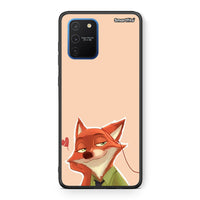 Thumbnail for Samsung Galaxy S10 Lite Nick Wilde And Judy Hopps Love 1 θήκη από τη Smartfits με σχέδιο στο πίσω μέρος και μαύρο περίβλημα | Smartphone case with colorful back and black bezels by Smartfits