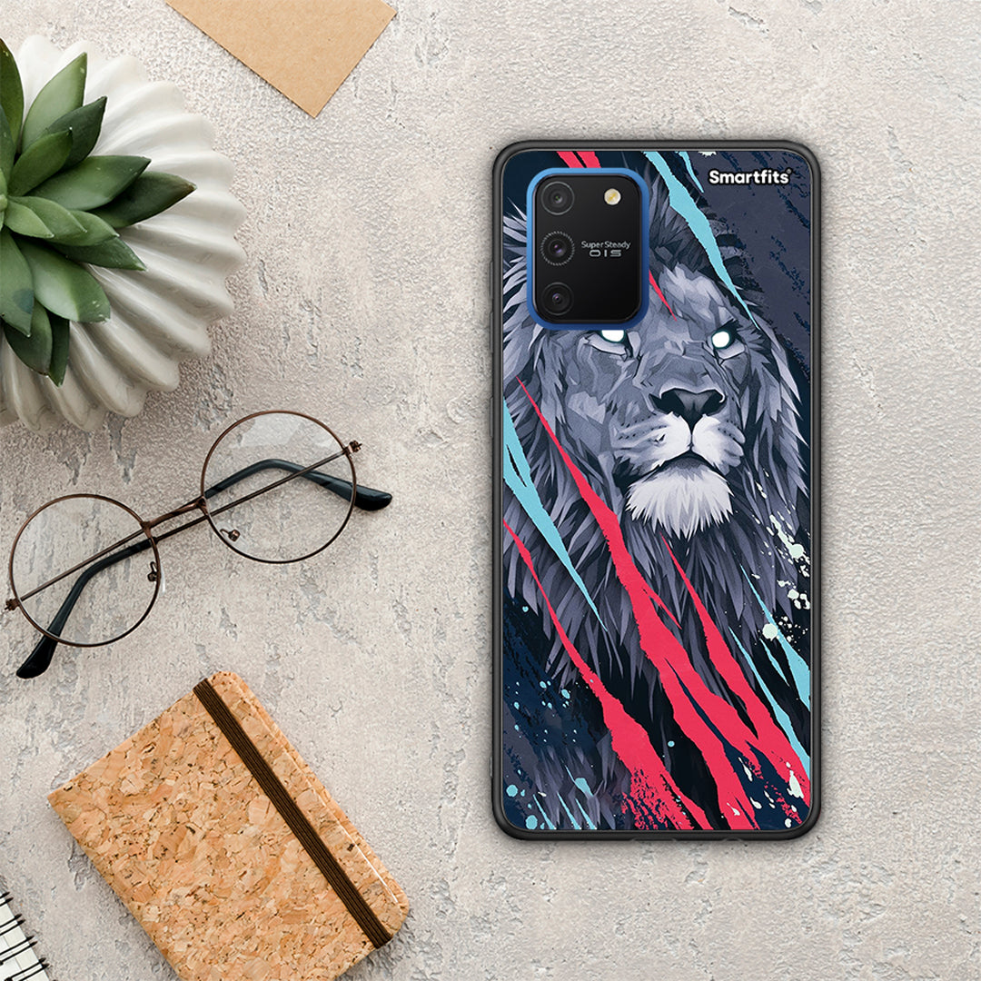 PopArt Lion Designer - Samsung Galaxy S10 Lite θήκη