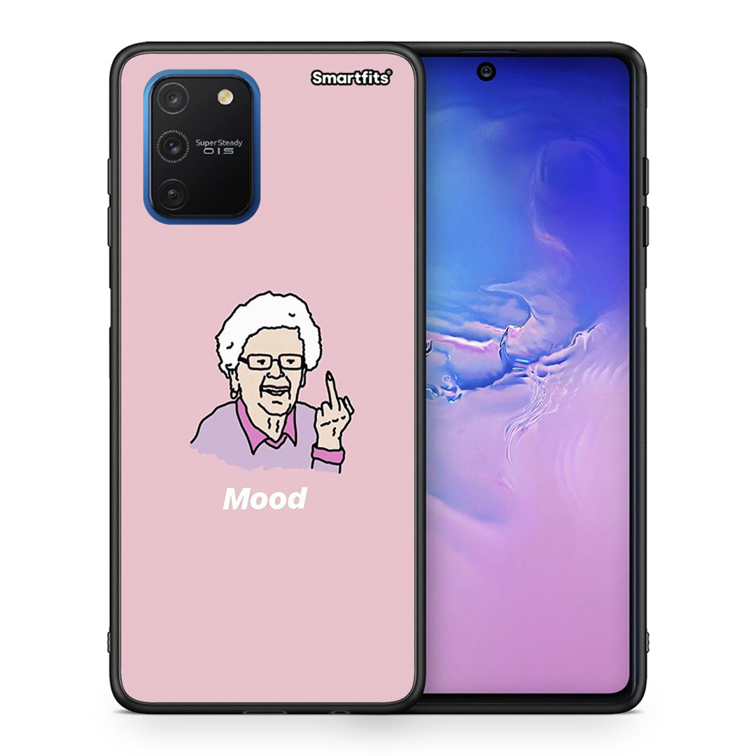 Θήκη Samsung Galaxy S10 Lite Mood PopArt από τη Smartfits με σχέδιο στο πίσω μέρος και μαύρο περίβλημα | Samsung Galaxy S10 Lite Mood PopArt case with colorful back and black bezels