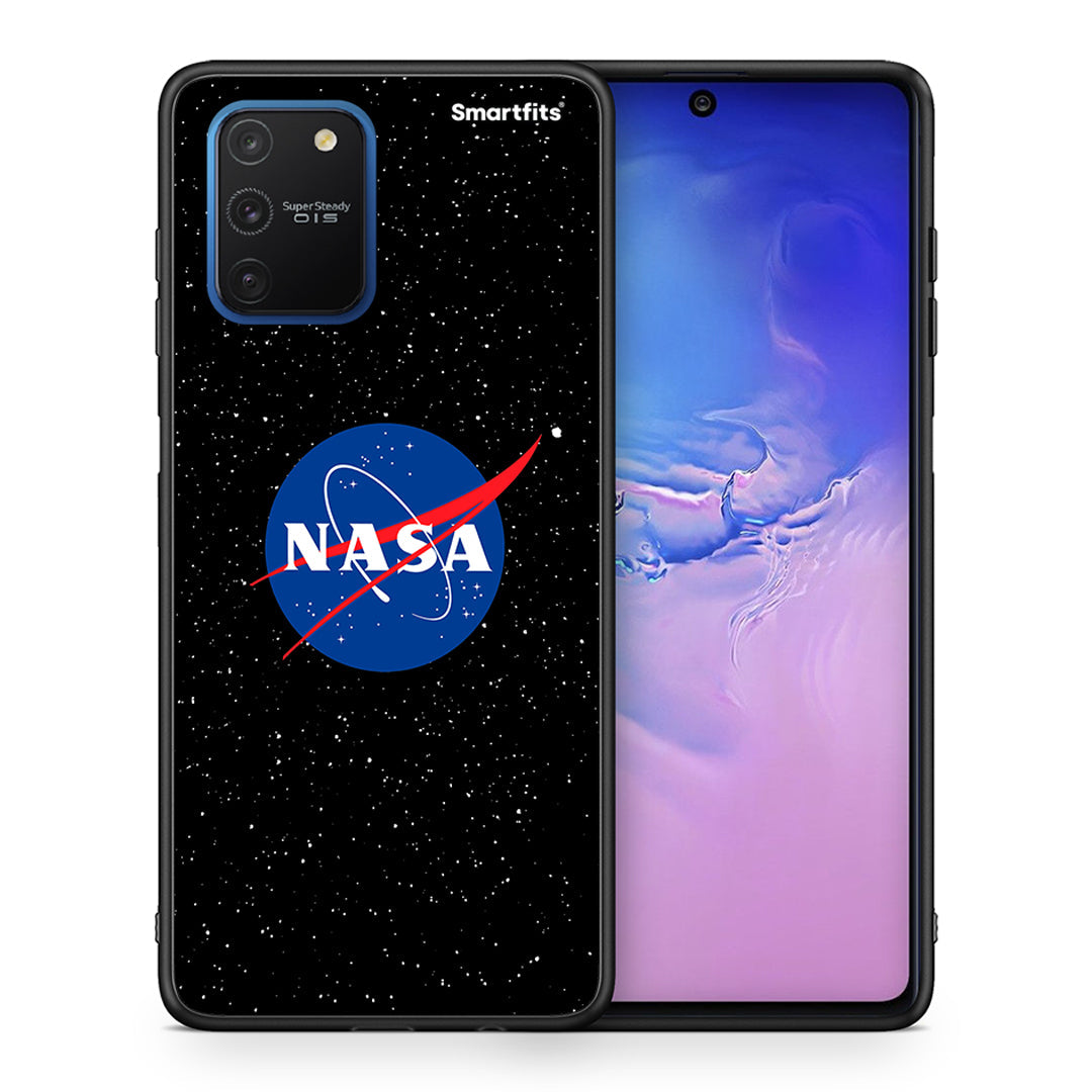Θήκη Samsung Galaxy S10 Lite NASA PopArt από τη Smartfits με σχέδιο στο πίσω μέρος και μαύρο περίβλημα | Samsung Galaxy S10 Lite NASA PopArt case with colorful back and black bezels