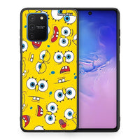 Thumbnail for Θήκη Samsung Galaxy S10 Lite Sponge PopArt από τη Smartfits με σχέδιο στο πίσω μέρος και μαύρο περίβλημα | Samsung Galaxy S10 Lite Sponge PopArt case with colorful back and black bezels