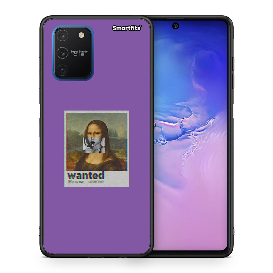 Θήκη Samsung Galaxy S10 Lite Monalisa Popart από τη Smartfits με σχέδιο στο πίσω μέρος και μαύρο περίβλημα | Samsung Galaxy S10 Lite Monalisa Popart case with colorful back and black bezels