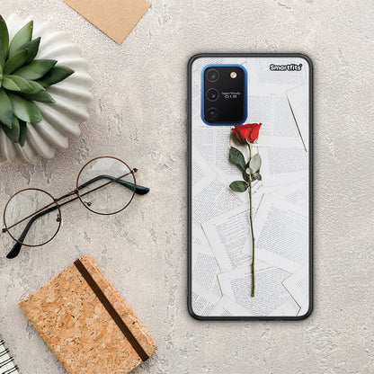 Red Rose - Samsung Galaxy S10 Lite θήκη
