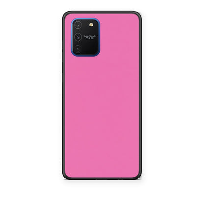 Θήκη Samsung Galaxy S10 Lite Rose Pink από τη Smartfits με σχέδιο στο πίσω μέρος και μαύρο περίβλημα | Samsung Galaxy S10 Lite Rose Pink case with colorful back and black bezels