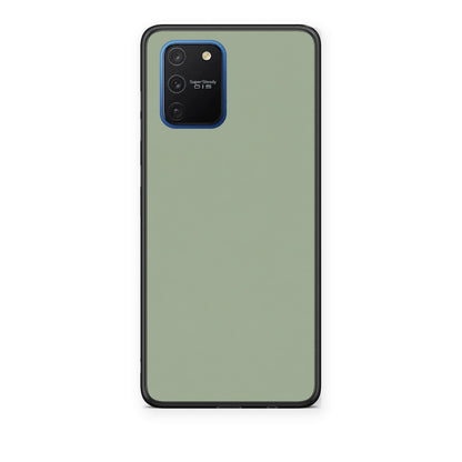 Θήκη Samsung Galaxy S10 Lite Sage Green από τη Smartfits με σχέδιο στο πίσω μέρος και μαύρο περίβλημα | Samsung Galaxy S10 Lite Sage Green case with colorful back and black bezels