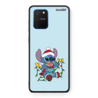 Thumbnail for Samsung Galaxy S10 Lite Santa Stich θήκη από τη Smartfits με σχέδιο στο πίσω μέρος και μαύρο περίβλημα | Smartphone case with colorful back and black bezels by Smartfits