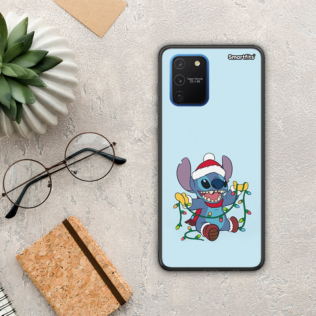 Santa Stich - Samsung Galaxy S10 Lite θήκη