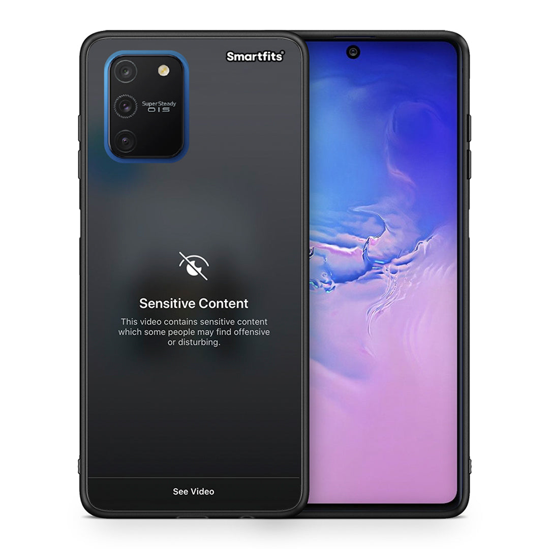 Θήκη Samsung Galaxy S10 Lite Sensitive Content από τη Smartfits με σχέδιο στο πίσω μέρος και μαύρο περίβλημα | Samsung Galaxy S10 Lite Sensitive Content case with colorful back and black bezels