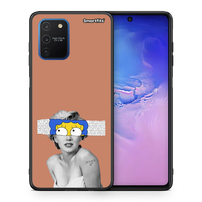 Θήκη Samsung Galaxy S10 Lite Sim Merilyn από τη Smartfits με σχέδιο στο πίσω μέρος και μαύρο περίβλημα | Samsung Galaxy S10 Lite Sim Merilyn case with colorful back and black bezels