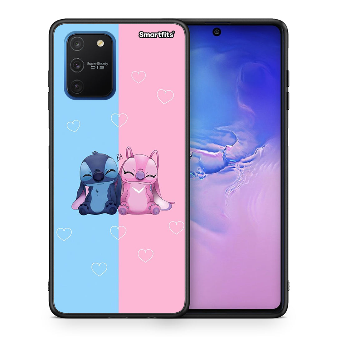 Θήκη Samsung Galaxy S10 Lite Stitch And Angel από τη Smartfits με σχέδιο στο πίσω μέρος και μαύρο περίβλημα | Samsung Galaxy S10 Lite Stitch And Angel case with colorful back and black bezels