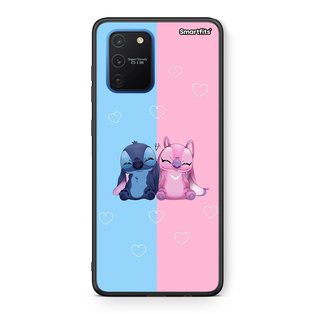 Samsung Galaxy S10 Lite Stitch And Angel θήκη από τη Smartfits με σχέδιο στο πίσω μέρος και μαύρο περίβλημα | Smartphone case with colorful back and black bezels by Smartfits