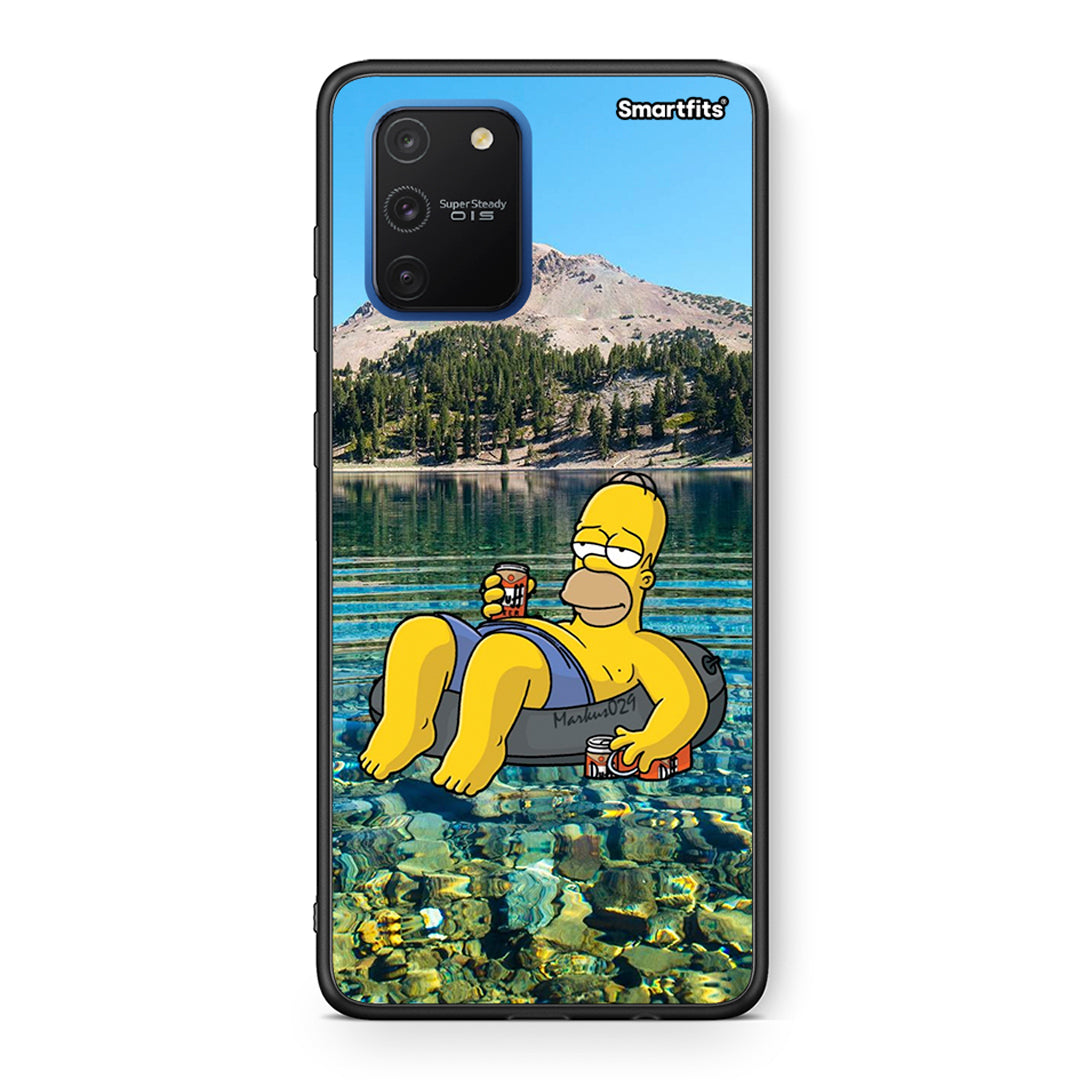 Samsung Galaxy S10 Lite Summer Happiness Θήκη από τη Smartfits με σχέδιο στο πίσω μέρος και μαύρο περίβλημα | Smartphone case with colorful back and black bezels by Smartfits