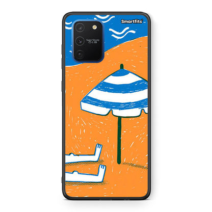 Samsung Galaxy S10 Lite Summering Θήκη από τη Smartfits με σχέδιο στο πίσω μέρος και μαύρο περίβλημα | Smartphone case with colorful back and black bezels by Smartfits