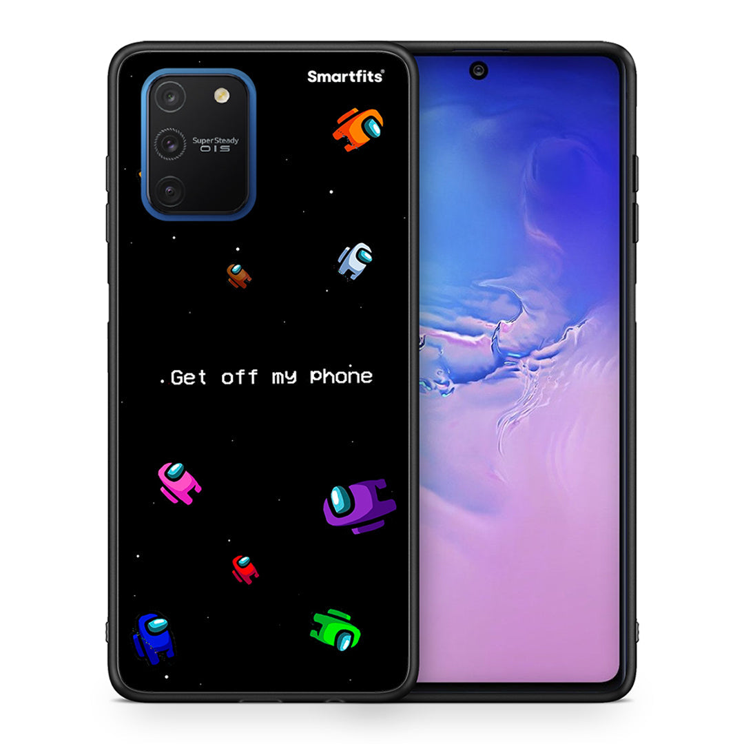 Θήκη Samsung Galaxy S10 Lite AFK Text από τη Smartfits με σχέδιο στο πίσω μέρος και μαύρο περίβλημα | Samsung Galaxy S10 Lite AFK Text case with colorful back and black bezels