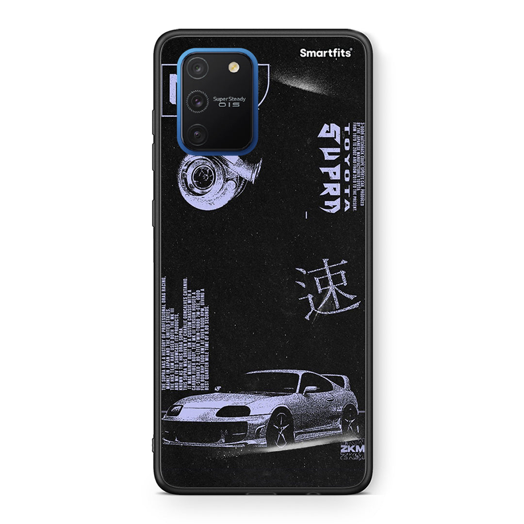 Samsung Galaxy S10 Lite Tokyo Drift Θήκη Αγίου Βαλεντίνου από τη Smartfits με σχέδιο στο πίσω μέρος και μαύρο περίβλημα | Smartphone case with colorful back and black bezels by Smartfits