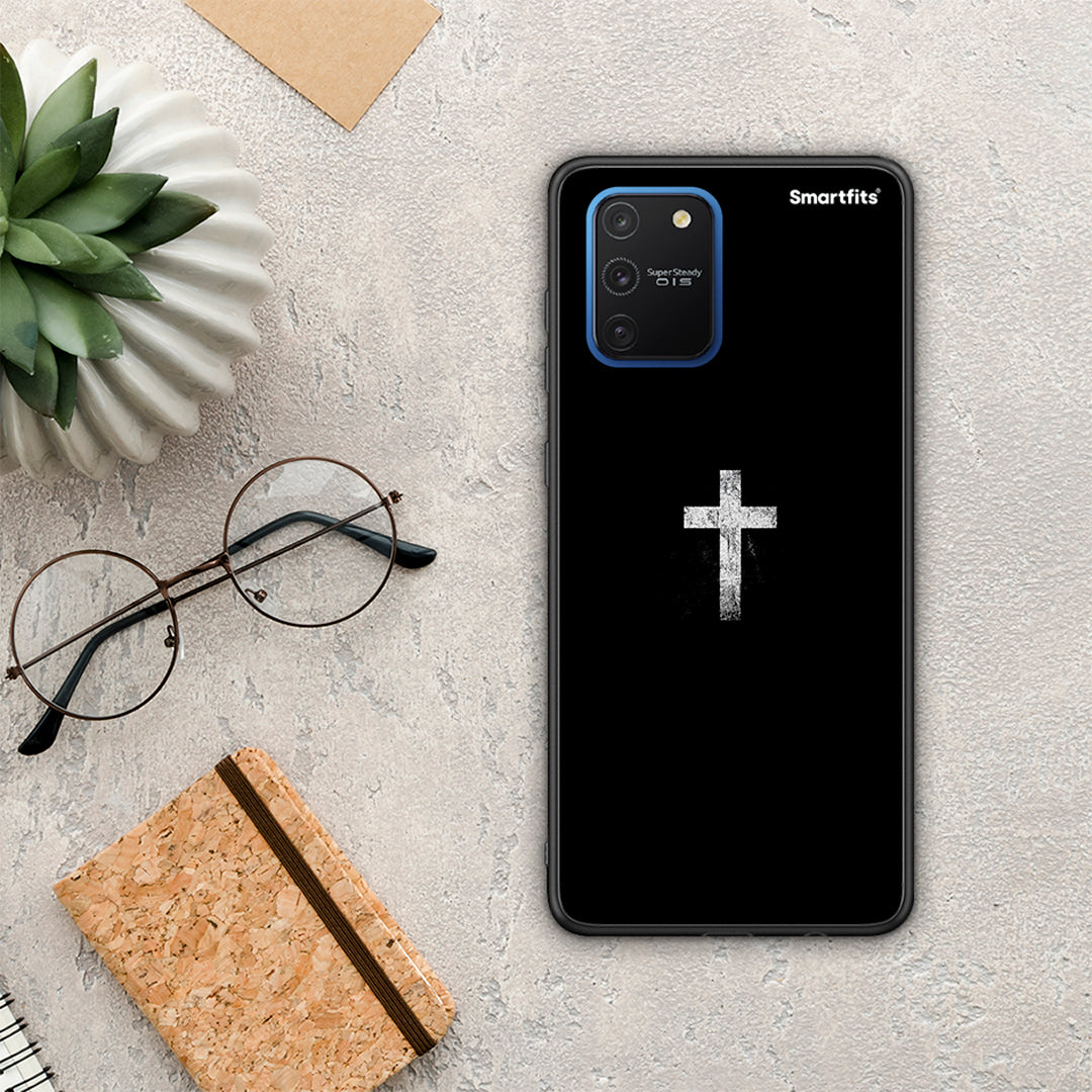 White Cross - Samsung Galaxy S10 Lite θήκη