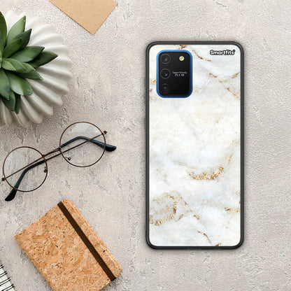 White Gold Marble - Samsung Galaxy S10 Lite θήκη