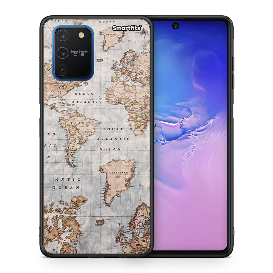 World Map - Samsung Galaxy S10 Lite θήκη