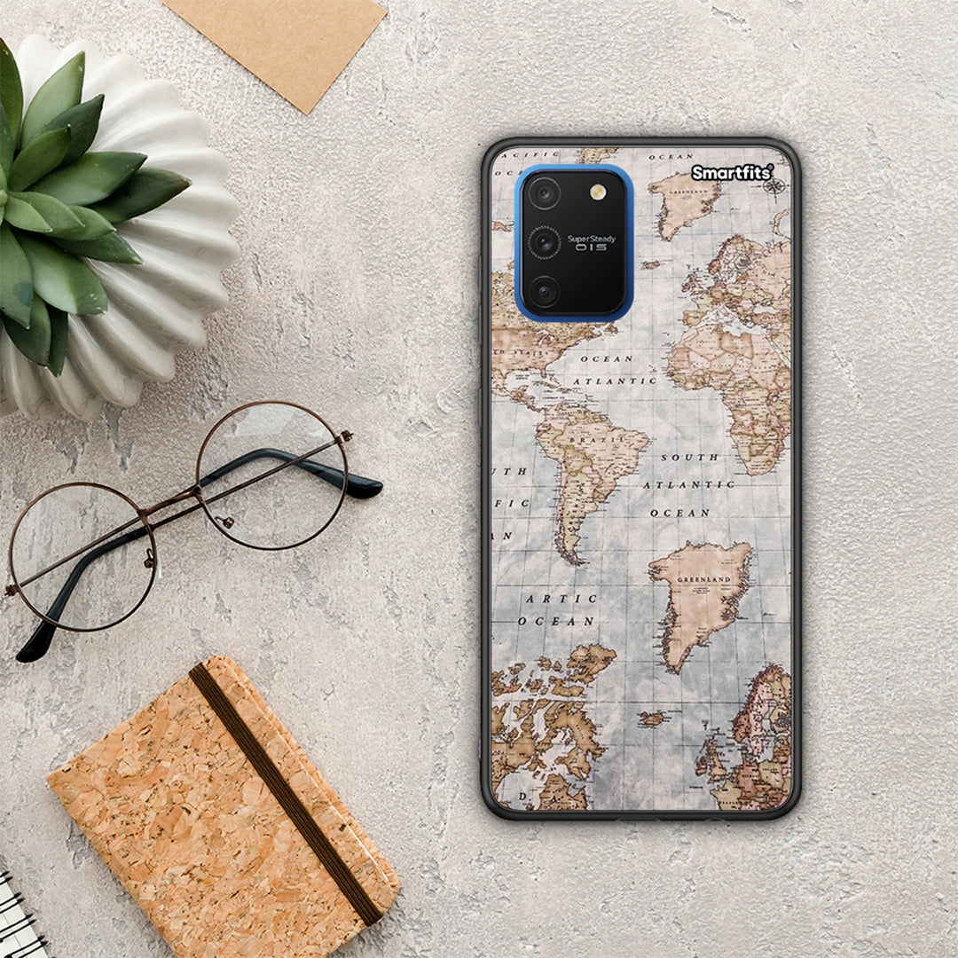 World Map - Samsung Galaxy S10 Lite θήκη