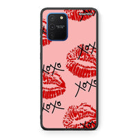 Thumbnail for Samsung Galaxy S10 Lite XOXO Lips θήκη από τη Smartfits με σχέδιο στο πίσω μέρος και μαύρο περίβλημα | Smartphone case with colorful back and black bezels by Smartfits