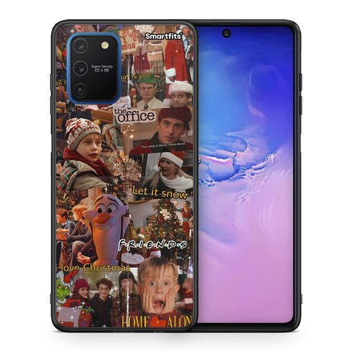 Θήκη Samsung Galaxy S10 Lite Xmas Wishes από τη Smartfits με σχέδιο στο πίσω μέρος και μαύρο περίβλημα | Samsung Galaxy S10 Lite Xmas Wishes case with colorful back and black bezels