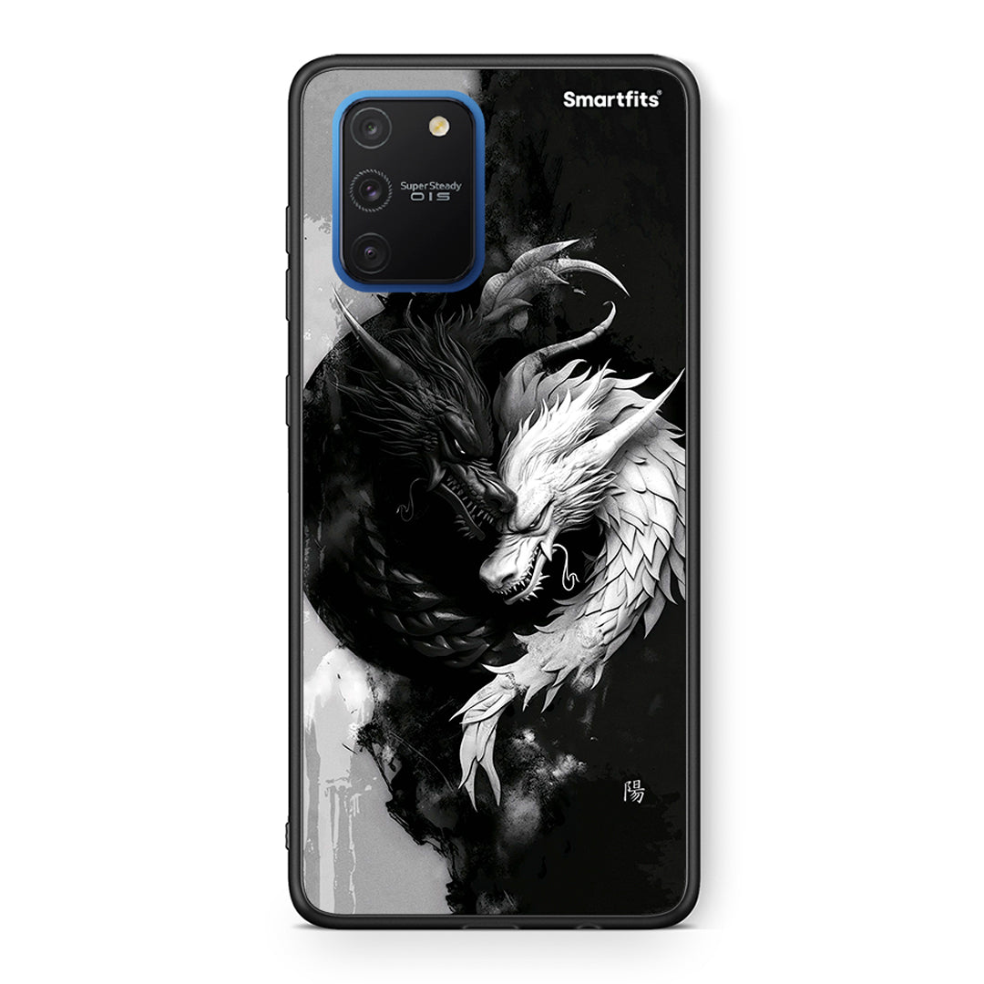 Samsung Galaxy S10 Lite Yin Yang Θήκη από τη Smartfits με σχέδιο στο πίσω μέρος και μαύρο περίβλημα | Smartphone case with colorful back and black bezels by Smartfits