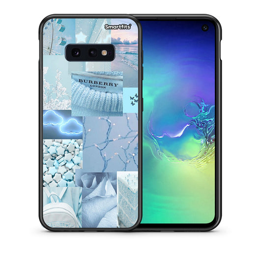 Θήκη Samsung S10e Ciel Aesthetic Collage από τη Smartfits με σχέδιο στο πίσω μέρος και μαύρο περίβλημα | Samsung S10e Ciel Aesthetic Collage case with colorful back and black bezels