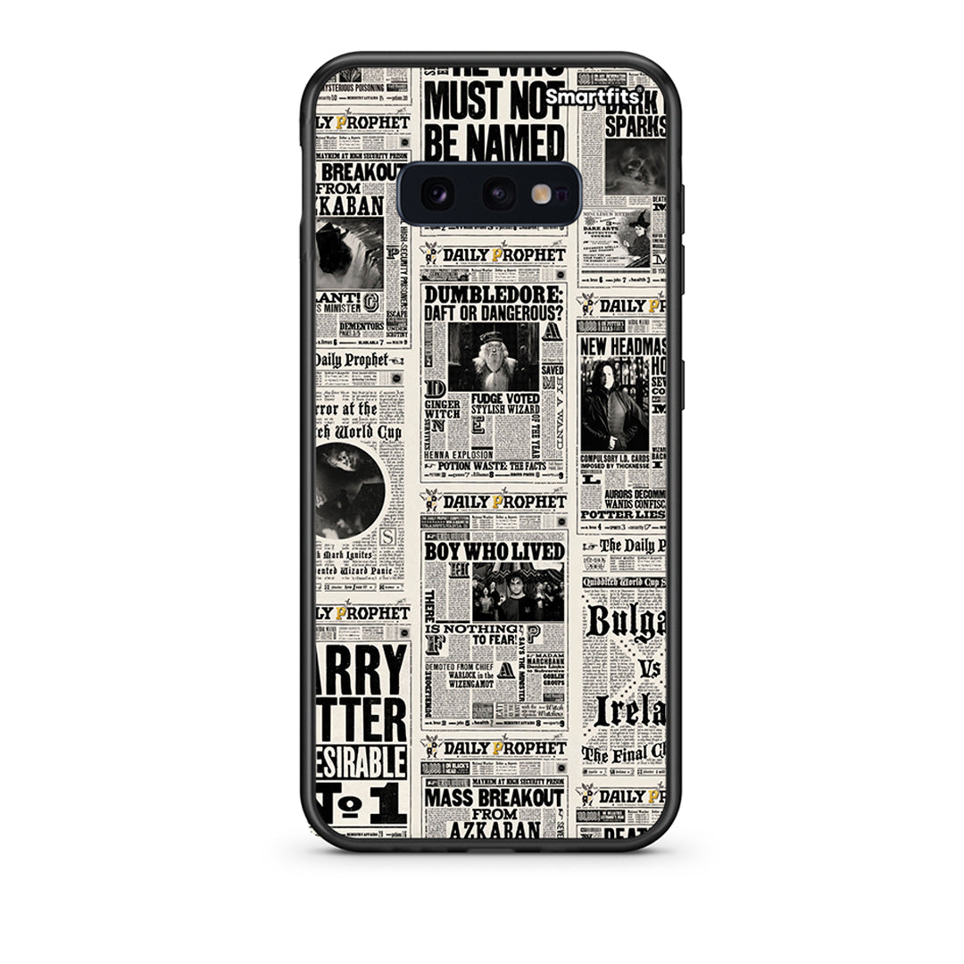 samsung s10e Harry Paper θήκη από τη Smartfits με σχέδιο στο πίσω μέρος και μαύρο περίβλημα | Smartphone case with colorful back and black bezels by Smartfits