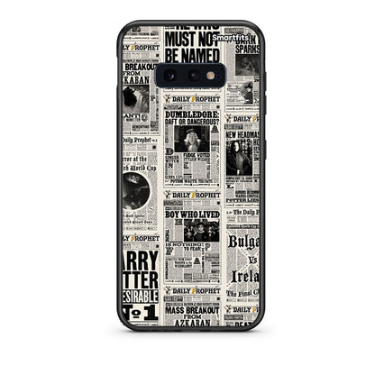 samsung s10e Harry Paper θήκη από τη Smartfits με σχέδιο στο πίσω μέρος και μαύρο περίβλημα | Smartphone case with colorful back and black bezels by Smartfits