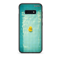 Thumbnail for samsung s10e Yellow Duck θήκη από τη Smartfits με σχέδιο στο πίσω μέρος και μαύρο περίβλημα | Smartphone case with colorful back and black bezels by Smartfits