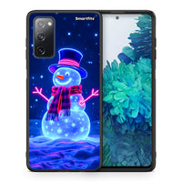 Thumbnail for Christmas Neon Snowman - Samsung Galaxy S20 FE θήκη