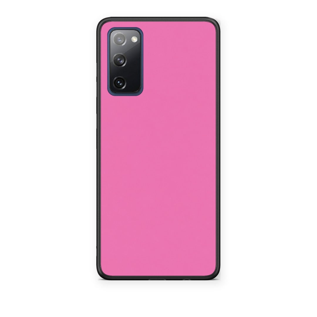 Θήκη Samsung Galaxy S20 FE Rose Pink από τη Smartfits με σχέδιο στο πίσω μέρος και μαύρο περίβλημα | Samsung Galaxy S20 FE Rose Pink case with colorful back and black bezels