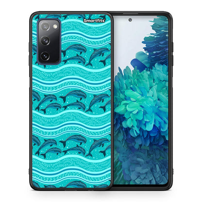 Swimming Dolphins - Samsung Galaxy S20 FE θήκη