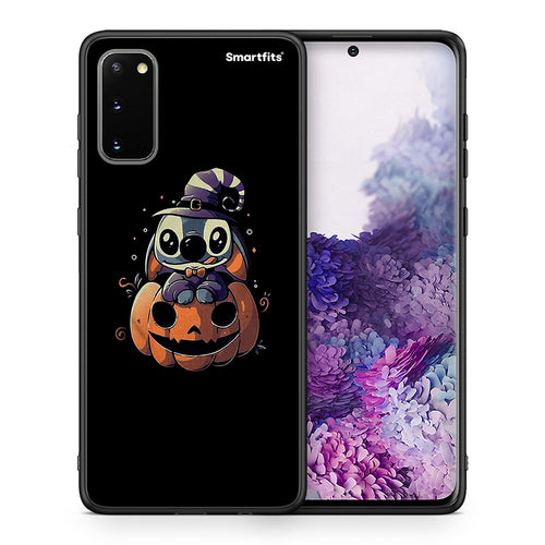 Θήκη Samsung S20 Halloween Stitch από τη Smartfits με σχέδιο στο πίσω μέρος και μαύρο περίβλημα | Samsung S20 Halloween Stitch case with colorful back and black bezels