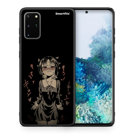 Θήκη Samsung S20 Plus Anime Girl από τη Smartfits με σχέδιο στο πίσω μέρος και μαύρο περίβλημα | Samsung S20 Plus Anime Girl case with colorful back and black bezels