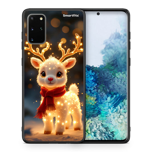Θήκη Samsung S20 Plus Christmas Cutie από τη Smartfits με σχέδιο στο πίσω μέρος και μαύρο περίβλημα | Samsung S20 Plus Christmas Cutie case with colorful back and black bezels