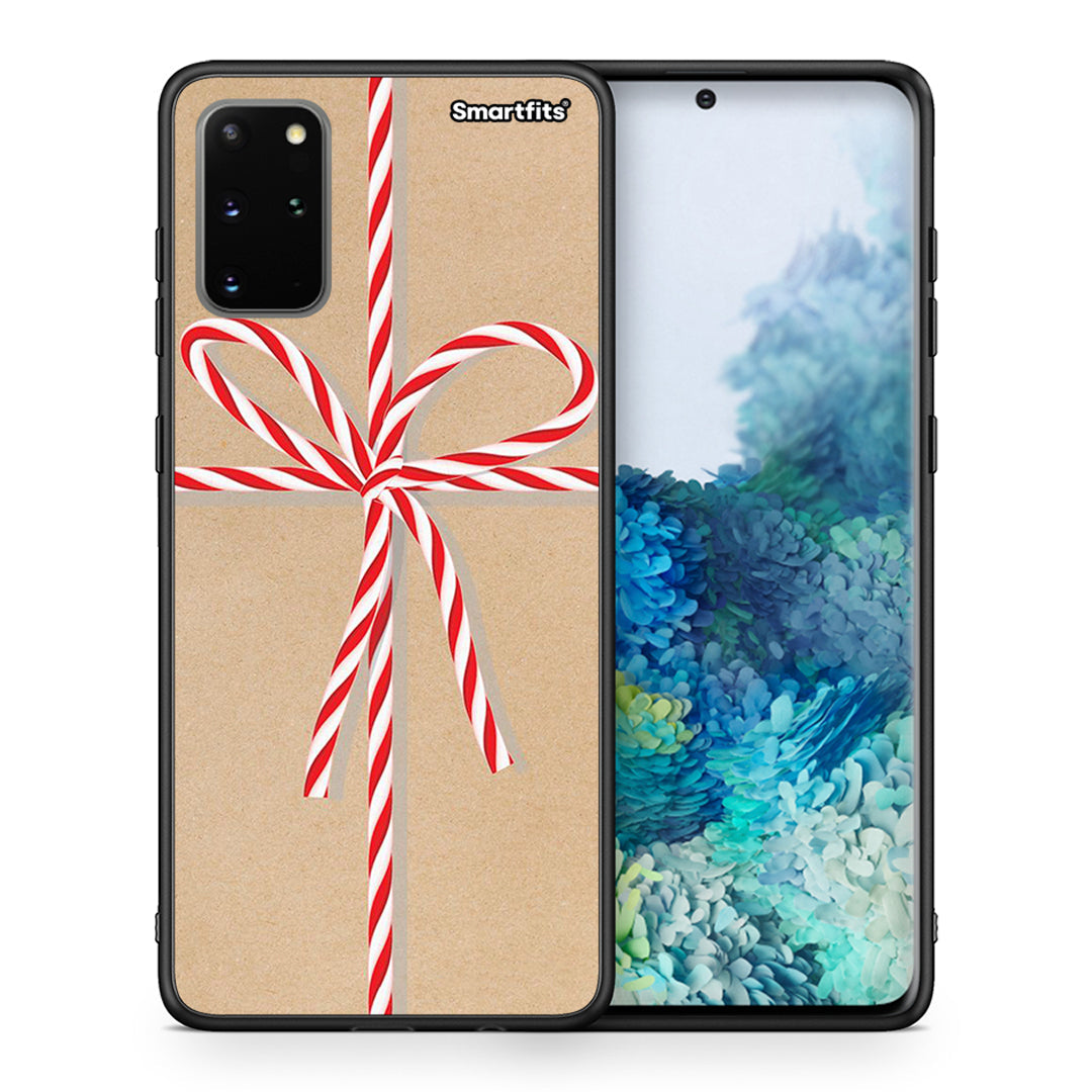 Θήκη Samsung S20 Plus Christmas Gift από τη Smartfits με σχέδιο στο πίσω μέρος και μαύρο περίβλημα | Samsung S20 Plus Christmas Gift case with colorful back and black bezels