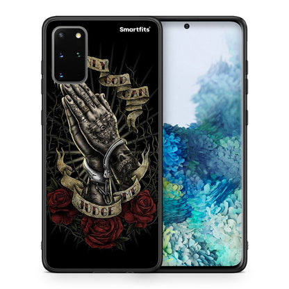 Θήκη Samsung S20 Plus Judge By God από τη Smartfits με σχέδιο στο πίσω μέρος και μαύρο περίβλημα | Samsung S20 Plus Judge By God case with colorful back and black bezels