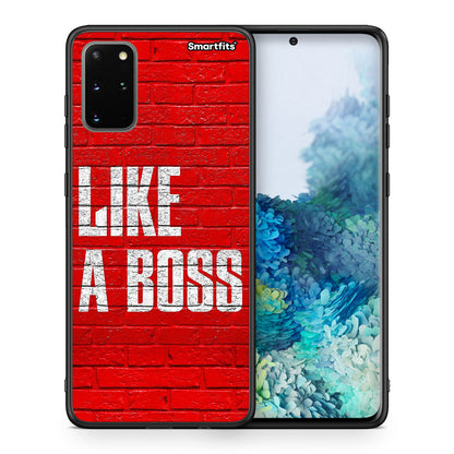 Θήκη Samsung S20 Plus Like A Boss από τη Smartfits με σχέδιο στο πίσω μέρος και μαύρο περίβλημα | Samsung S20 Plus Like A Boss case with colorful back and black bezels