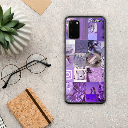 Purple Aesthetic Collage - Samsung Galaxy S20+ θήκη