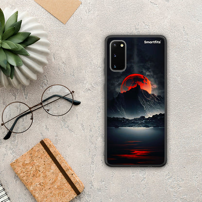 Red Full Moon - Samsung Galaxy S20 θήκη