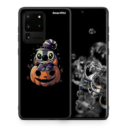 Θήκη Samsung S20 Ultra Halloween Stitch από τη Smartfits με σχέδιο στο πίσω μέρος και μαύρο περίβλημα | Samsung S20 Ultra Halloween Stitch case with colorful back and black bezels
