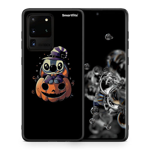 Θήκη Samsung S20 Ultra Halloween Stitch από τη Smartfits με σχέδιο στο πίσω μέρος και μαύρο περίβλημα | Samsung S20 Ultra Halloween Stitch case with colorful back and black bezels