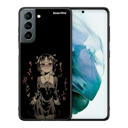 Θήκη Samsung S21 Anime Girl από τη Smartfits με σχέδιο στο πίσω μέρος και μαύρο περίβλημα | Samsung S21 Anime Girl case with colorful back and black bezels