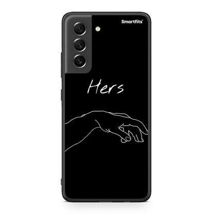 Samsung S21 FE Aeshetic Love 1 Θήκη Αγίου Βαλεντίνου από τη Smartfits με σχέδιο στο πίσω μέρος και μαύρο περίβλημα | Smartphone case with colorful back and black bezels by Smartfits