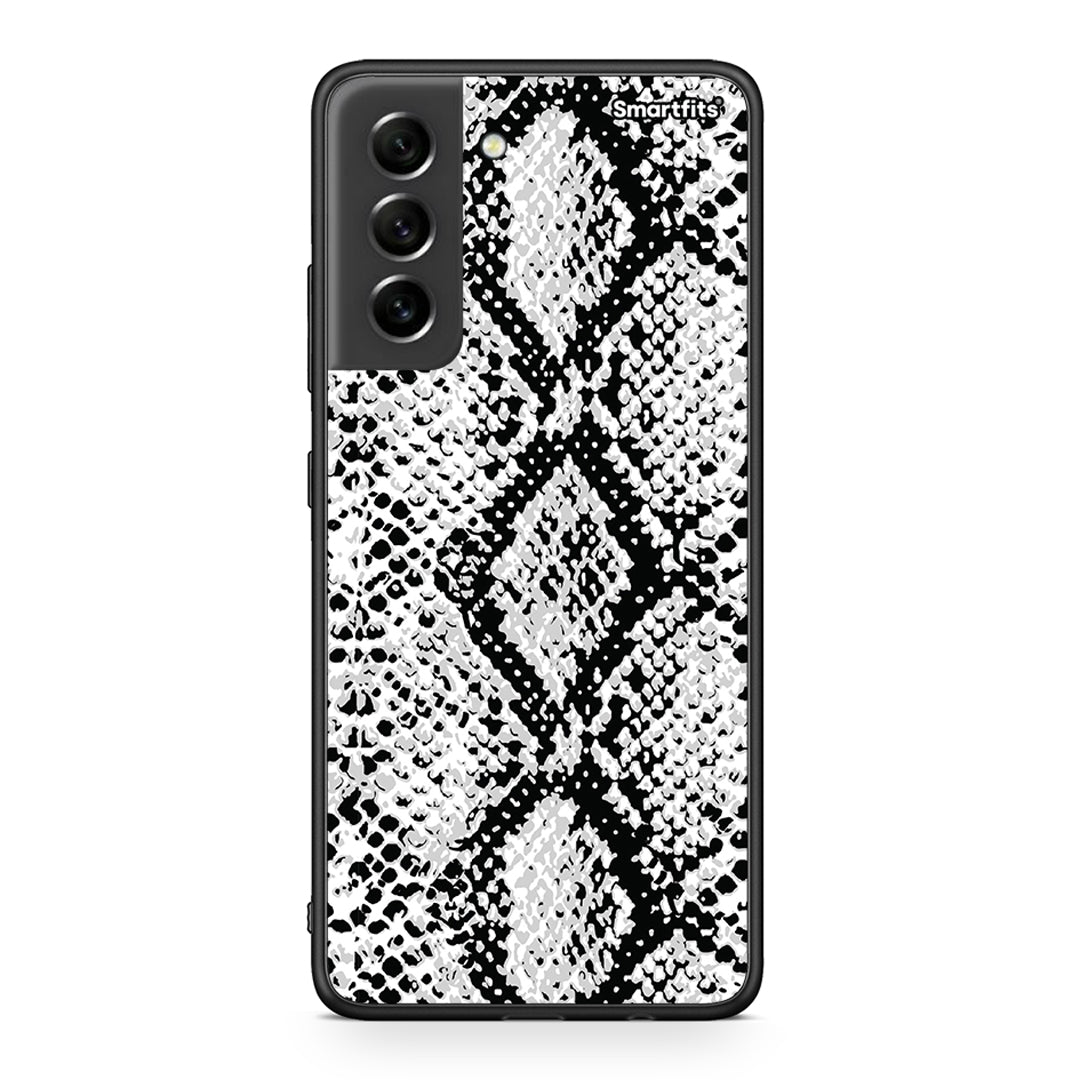 24 - Samsung S21 FE White Snake Animal case, cover, bumper